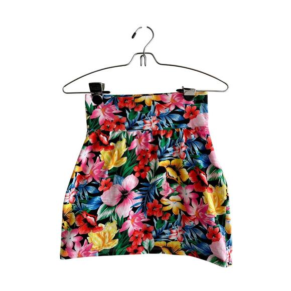 Vintage Pink Victoria’s Secret Tropical Floral Bodycon 90s Stretchy Size Medium - Picture 2 of 5